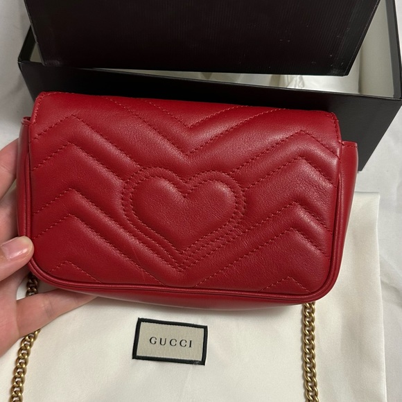 GG MARMONT MATELASSÉ SUPER MINI BAG - Picture 2 of 4